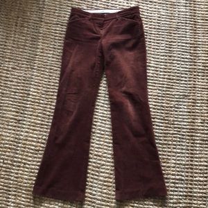 Theory Rust Boot Leg Corduroys